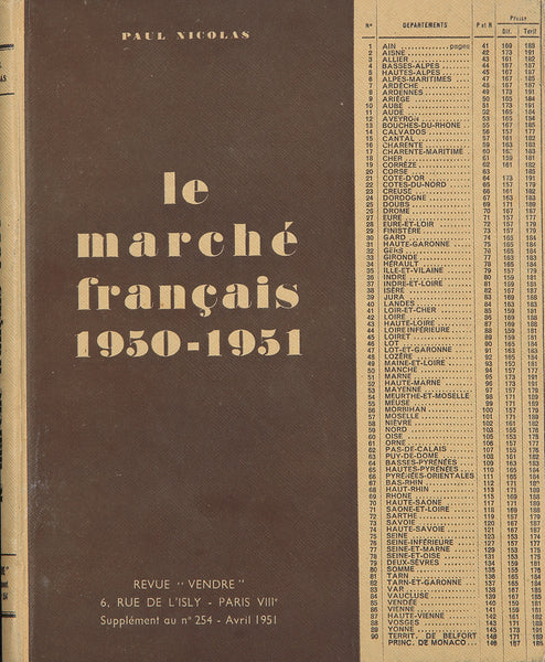 Le Marche Francai 1950-1951